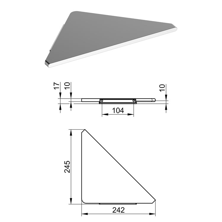 Keuco Edition 400 Corner Shower Shelf
