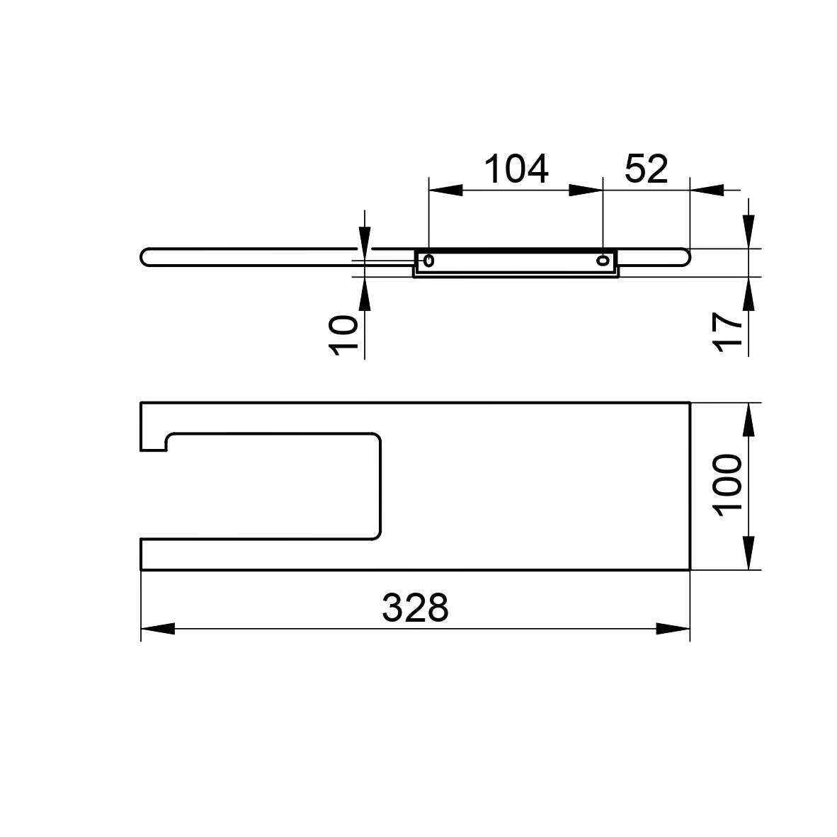 Keuco Edition 400 Toilet Roll Holder With Shelf