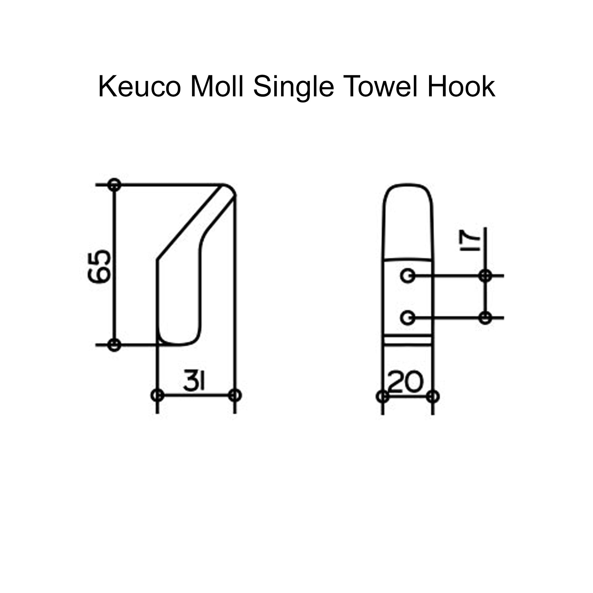 Keuco Collection Moll Towel Hook