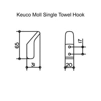 Keuco Collection Moll Towel Hook