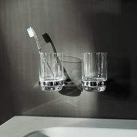 Keuco Collection Moll Tumbler Holder with Crystal Glass