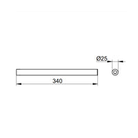 Keuco Collection Reva Single Arm Towel Holder
