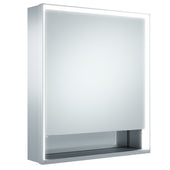 Keuco Royal Lumos Light Mirror Left Hand Door Cabinet with Adjustable Lighting & Mirror Heating - 650 x 735 x 165 mm