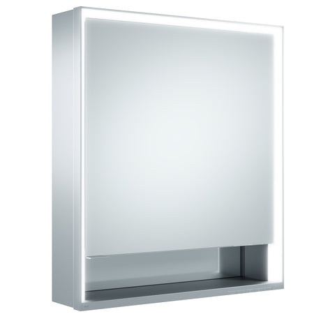 Keuco Royal Lumos Light Mirror Left Hand Door Cabinet with Adjustable Lighting & Mirror Heating - 650 x 735 x 165 mm