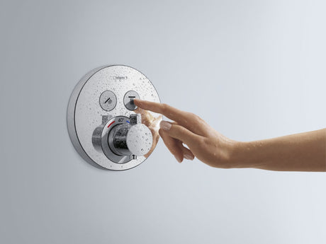 Hansgrohe ShowerSelect S Highflow Thermostatic Mixer - 2 Outlets
