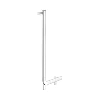 Keuco Axess Grab Bar Angled Left Execution in Chrome-Plated Finish - Available in Various Sizes