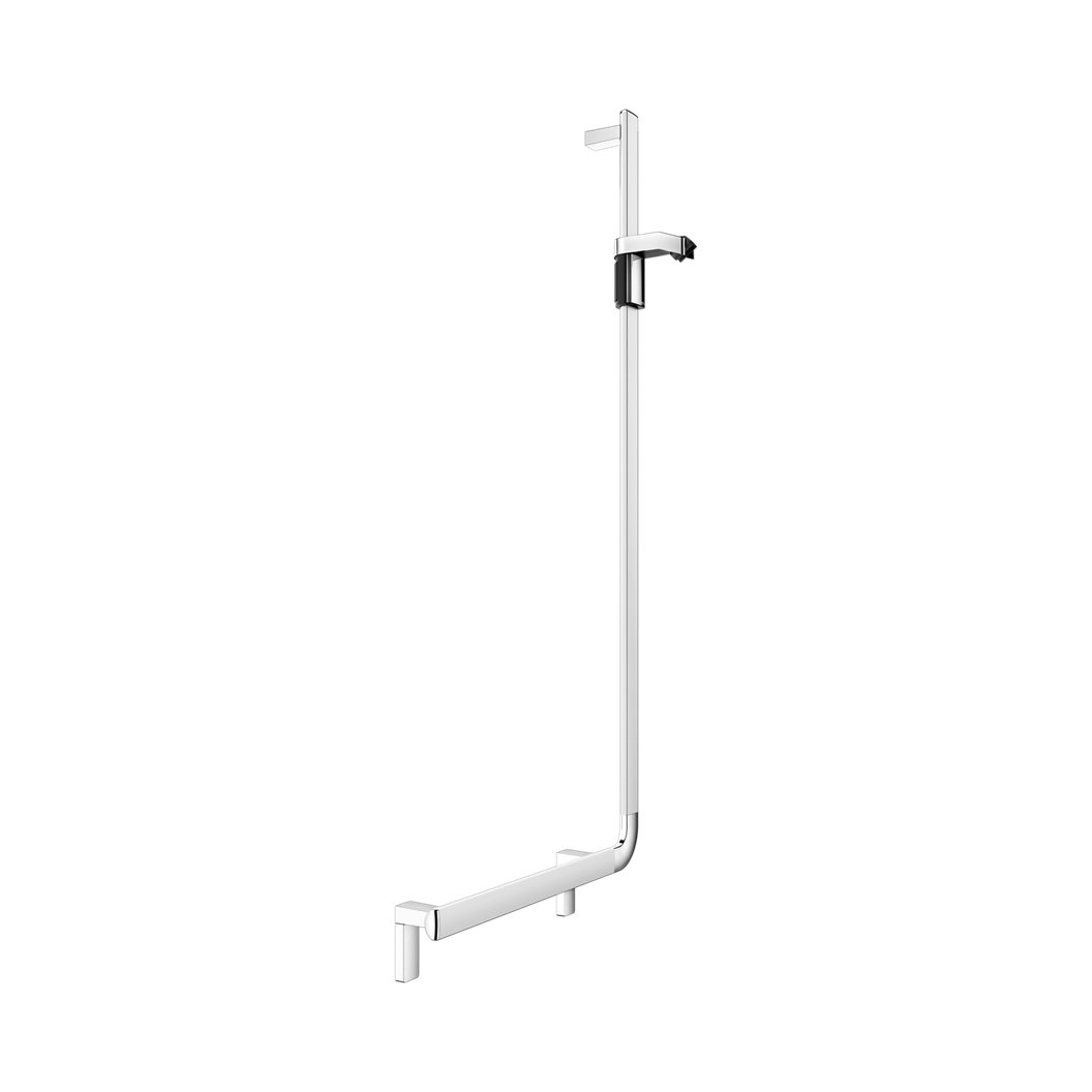 Keuco Axess Angled Grab Bar with Sliding Bracket for Hand Shower Execution Right - Available in Various Colours