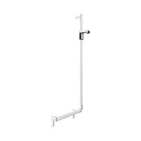Keuco Axess Angled Grab Bar with Sliding Bracket for Hand Shower Execution Right - Available in Various Colours