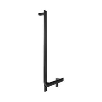 Keuco Axess Grab Bar Angled Left Execution in Matt Black Finish - Available in Various Sizes