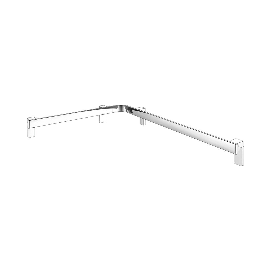 Keuco Axess Corner Grab Rail for Shower/ Bath in Chrome-Plated Finish - Available in Various Sizes