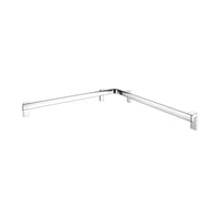 Keuco Axess Corner Grab Rail for Shower/ Bath in Chrome-Plated Finish - Available in Various Sizes