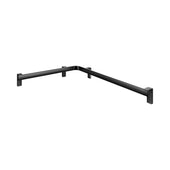 Keuco Axess Corner Grab Rail for Shower/ Bath in Matt Back Finish - Available in Various Sizes