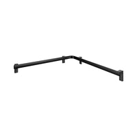 Keuco Axess Corner Grab Rail for Shower/ Bath in Matt Back Finish - Available in Various Sizes