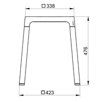 Keuco Axess Bathroom Stool - Available In Various Colours