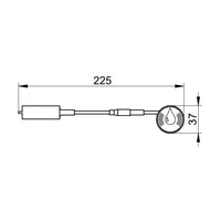 Keuco Axess Remote Controlled Flush Switch - Available in 2 Colours