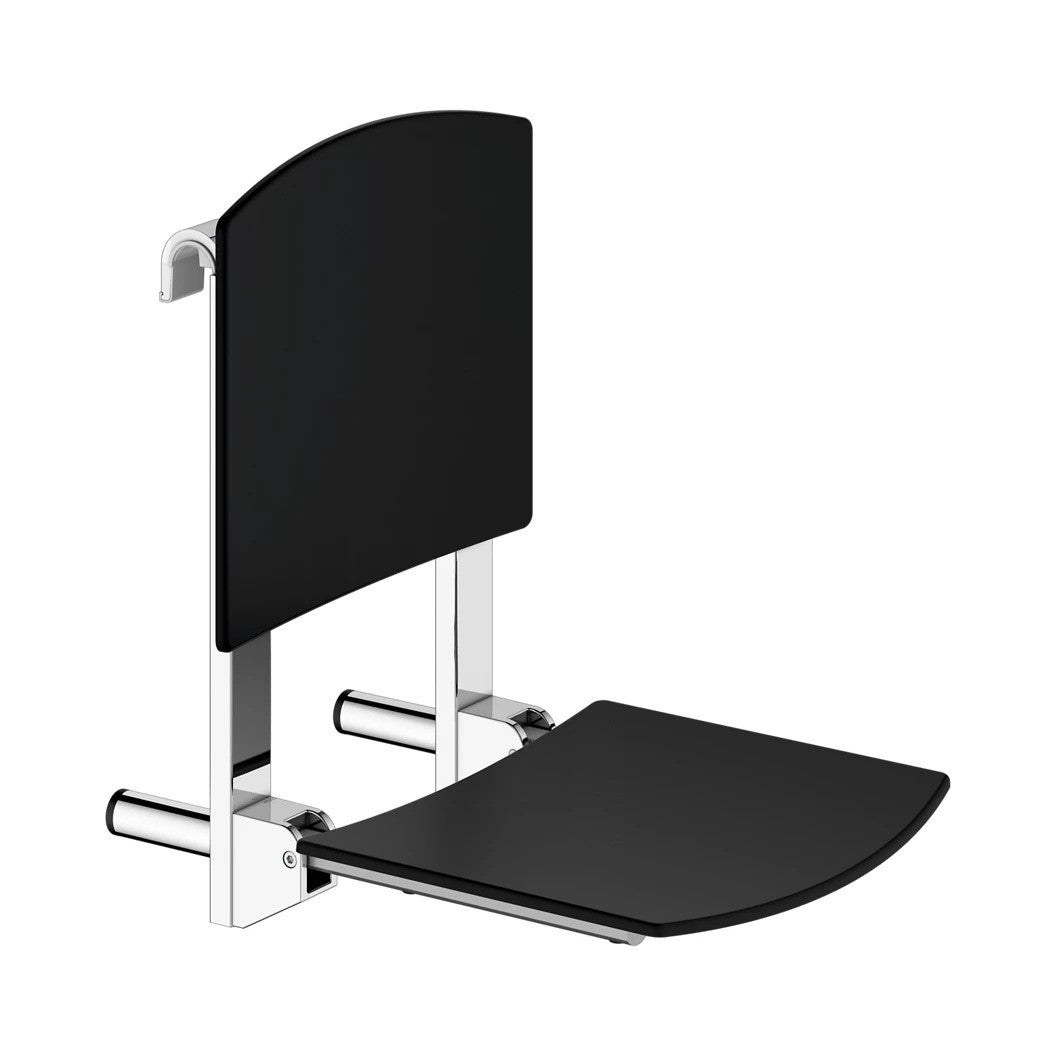 Keuco Axess Shower Seat with Backrest Hookable - Available in Various Colours