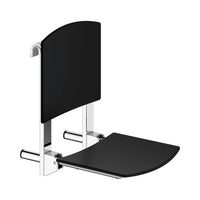 Keuco Axess Shower Seat with Backrest Hookable - Available in Various Colours