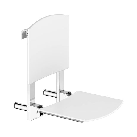 Keuco Axess Shower Seat with Backrest Hookable - Available in Various Colours