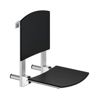 Keuco Axess Shower Seat with Backrest Hookable - Available in Various Colours