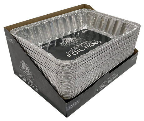 Pit Boss Foil Pans- All Purpose- Large (4 Pack)