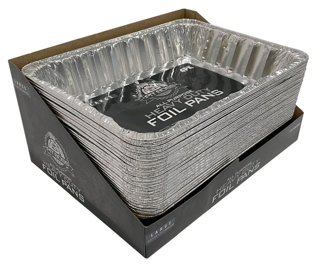 Pit Boss Foil Pans- All Purpose- Large (4 Pack)
