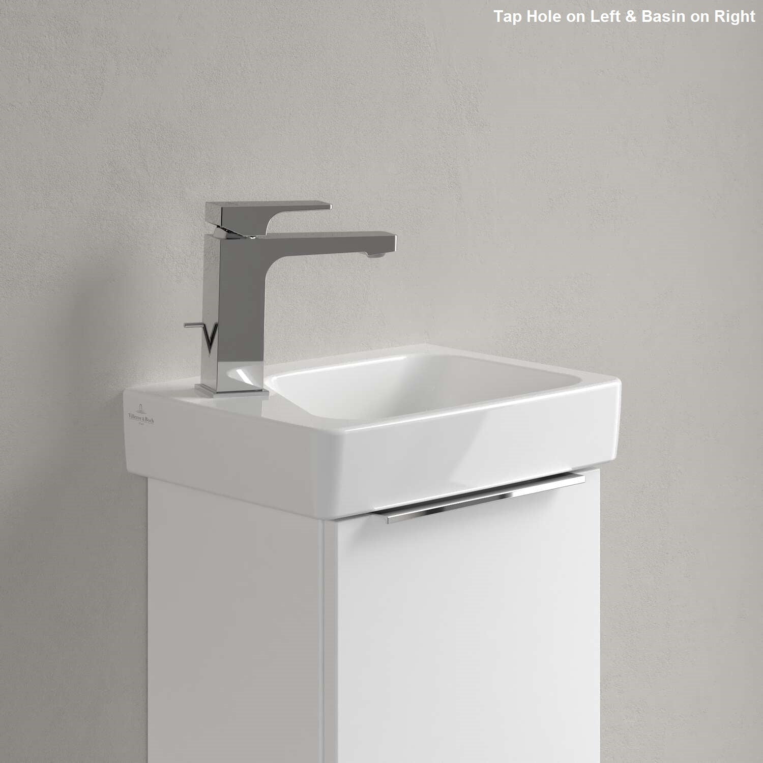 Villeroy & Boch Architectura Handwash Basin - 360 x 260 x 135mm - Left/Right Tap Hole Options