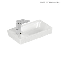 Villeroy & Boch Architectura Handwash Basin - 480 x 275 x 135mm - Left/Right Tap Hole Options