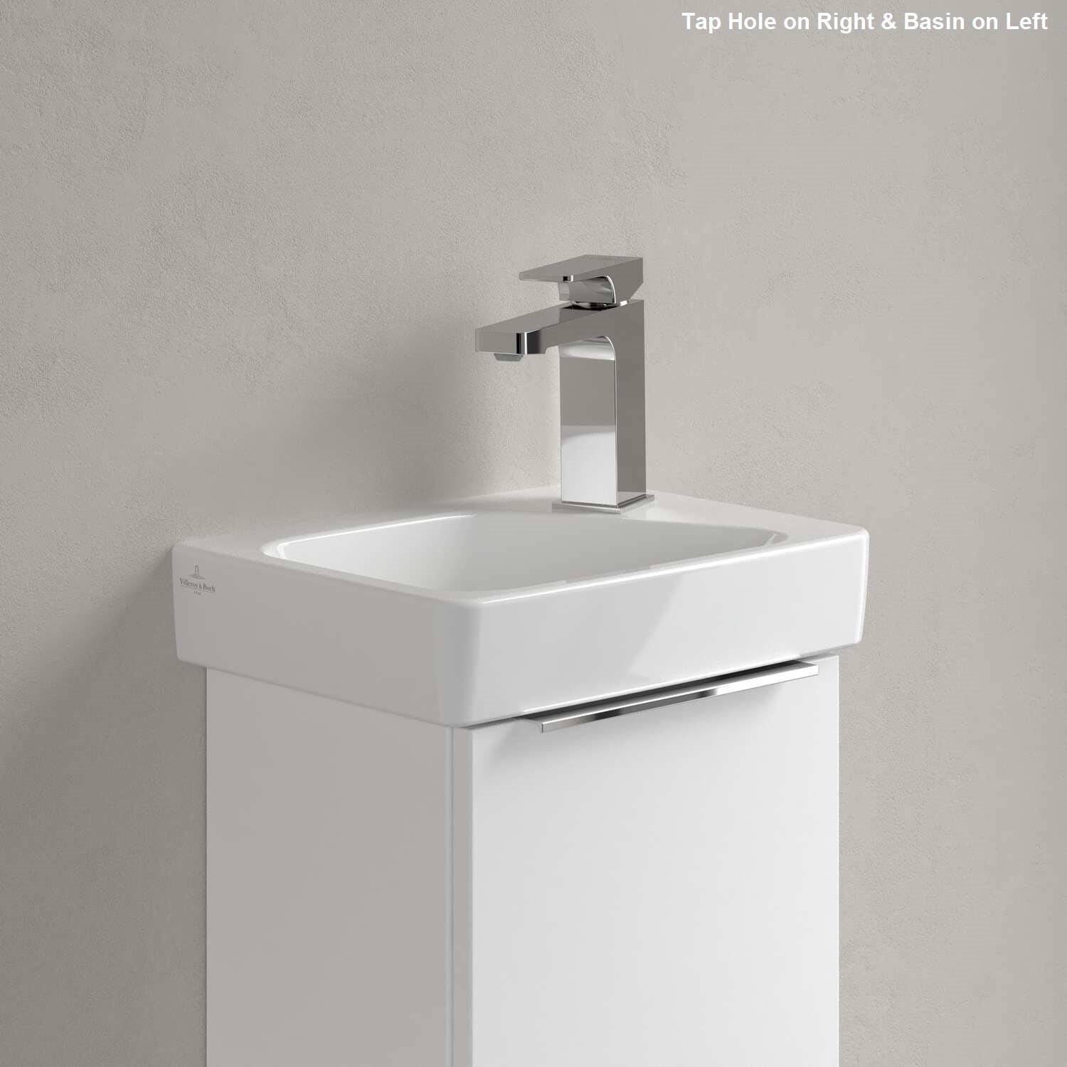 Villeroy & Boch Architectura Handwash Basin - 360 x 260 x 135mm - Left/Right Tap Hole Options