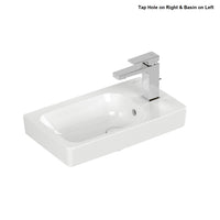 Villeroy & Boch Architectura Handwash Basin - 480 x 275 x 135mm - Left/Right Tap Hole Options