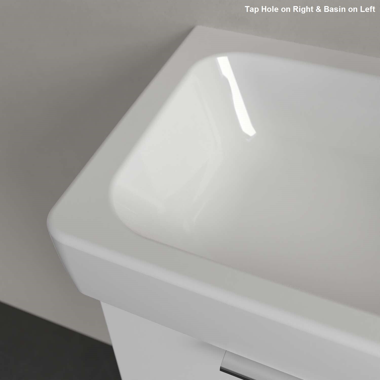 Villeroy & Boch Architectura Handwash Basin - 480 x 275 x 135mm - Left/Right Tap Hole Options