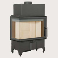 Scan 5003 Inset Wood Burning Stove - Includes Heat Shield & Convection Covers + Choice of Frame