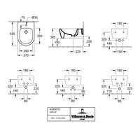 Villeroy & Boch Avento Bidet - Wall-Mounted