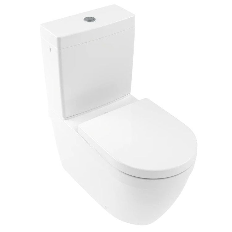 Villeroy & Boch Architectura Close Coupled Washdown Toilet - White Alpin
