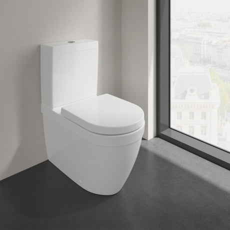 Villeroy & Boch Architectura Close Coupled Washdown Toilet - White Alpin