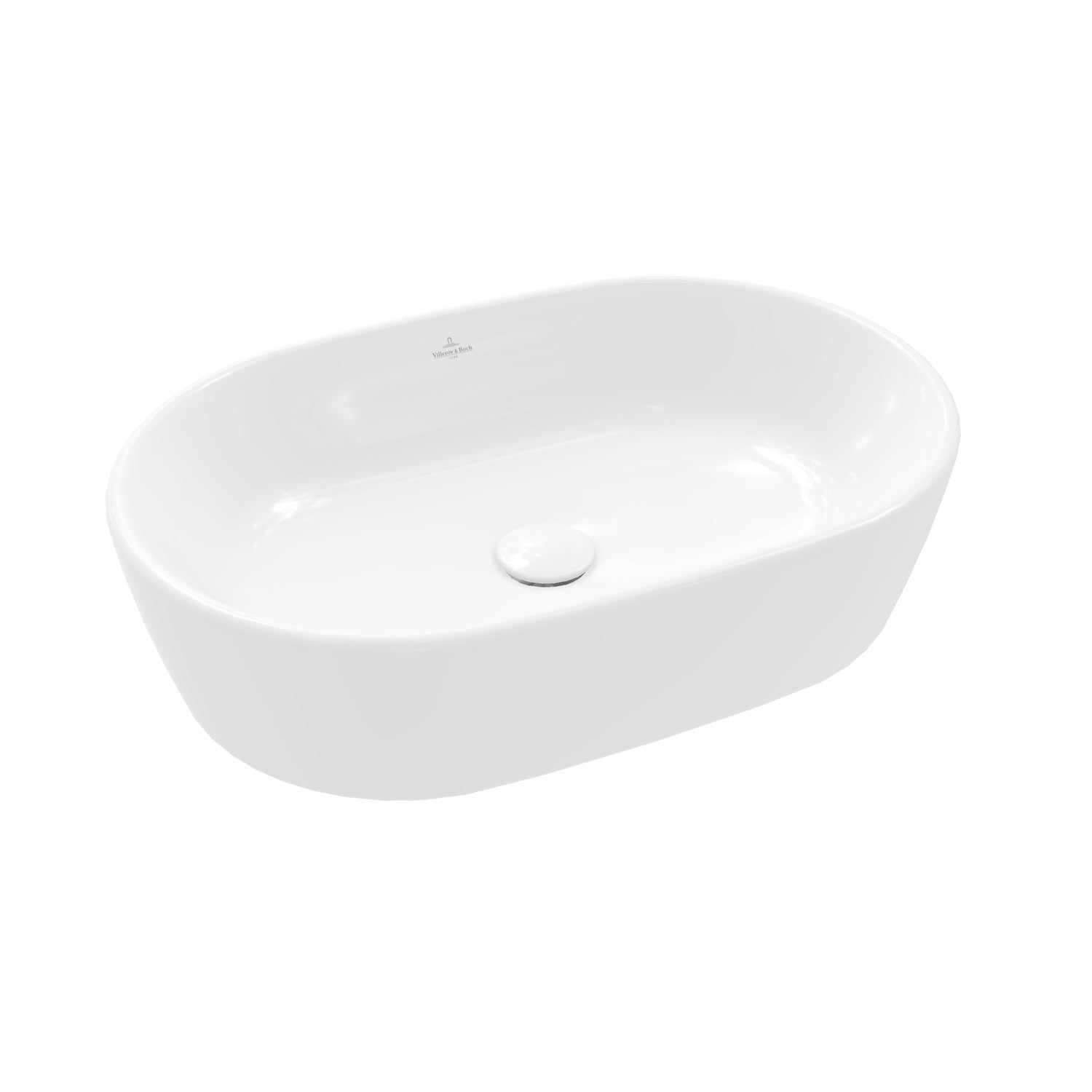 Villeroy & Boch Architectura Surface-Mounted Oval Washbasin with Overflow - 600x400x155mm