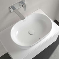 Villeroy & Boch Architectura Surface-Mounted Oval Washbasin with Overflow - 600x400x155mm