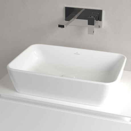 Villeroy & Boch Architectura Surface-Mounted Rectangular Washbasin with Overflow - 600x405x155mm