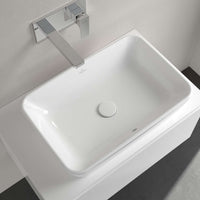 Villeroy & Boch Architectura Surface-Mounted Rectangular Washbasin with Overflow - 600x405x155mm