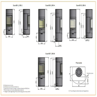 Scan Maxi 85-4 Wood Burning Stove