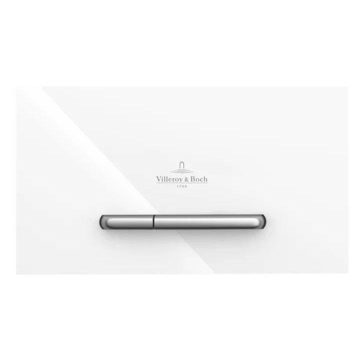 Villeroy & Boch ViConnect Installation Systems Toilet Flush Plate - Glass -  Available in Various Colours