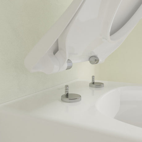 Villeroy & Boch Avento Toilet Seat and Cover SlimSeat - White Alpin