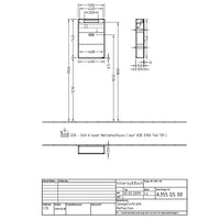 Villeroy & Boch Reflection Mirror Cabinet With Lighting - 500 x 740 x 159 mm