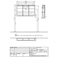 Villeroy & Boch Reflection Mirror Cabinet With Lighting - 1300 x 740 x 159 mm