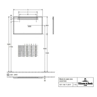 Villeroy & Boch More To See One Mirror with Lighting - Available in 4 Sizes