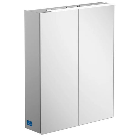 Villeroy & Boch My View One LED 2 Door Mirrored Cabinet - Available in 3 Sizes