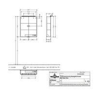 Villeroy & Boch My View One LED 2 Door Mirrored Cabinet - Available in 3 Sizes