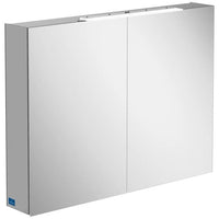 Villeroy & Boch My View One LED 2 Door Mirrored Cabinet - Available in 3 Sizes