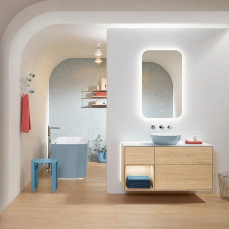 Villeroy & Boch More To See Lite LED Curved Mirror - Available in 3 Sizes
