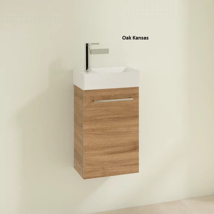 Villeroy & Boch Avento Vanity Unit, 1 Door Right Hand - 340 x 514 x 202 mm