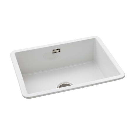 Abode Sandon Single Bowl Sink (Large) White Glaze - Undermount or Inset - Clearance